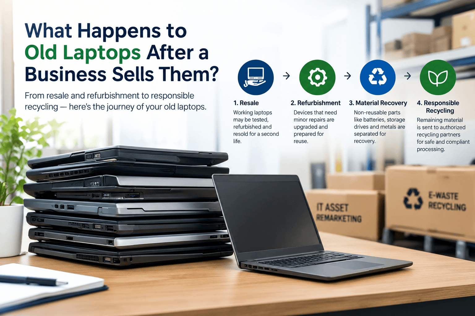 What Happens to Old Laptops After a Business Sells Them?